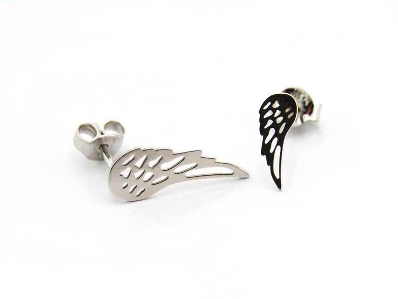 

Śliczne Srebrne Złote Kolczyki Skrzydła Od Galeri