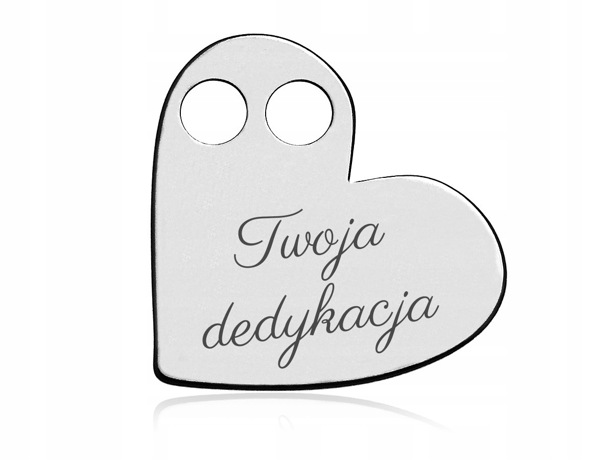 

Celebrytka Zawieszka Serce Serduszko Heart Grawer