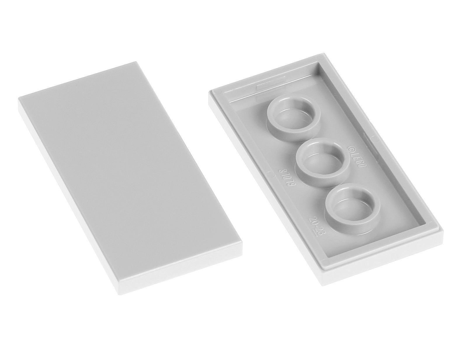 

Lego Płytka gładka 2x4 87079 szara jasna - 2 szt.