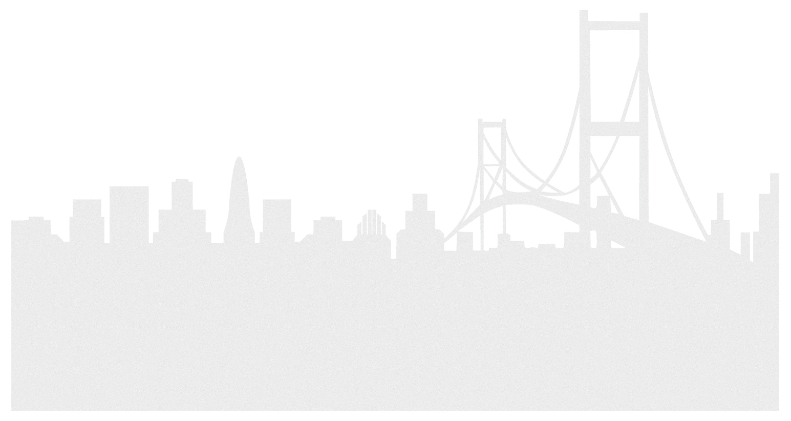 Folia matująca na okno. Miasto most 90cm