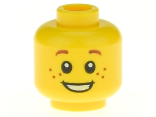 

Lego Główka uśmiech piegi 3626cpb0471 żółta