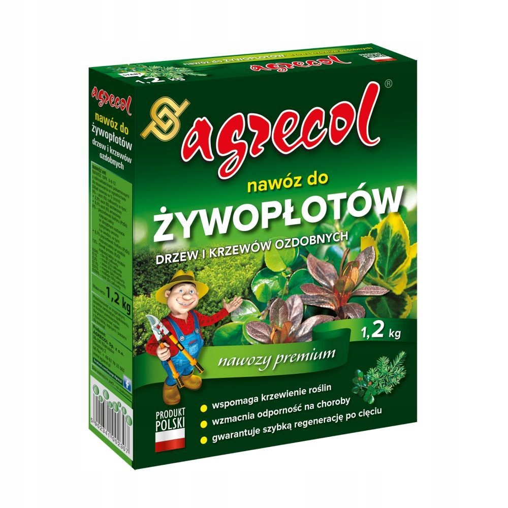 AGRECOL NAWÓZ DO ŻYWOPŁOTÓW 1,2KG