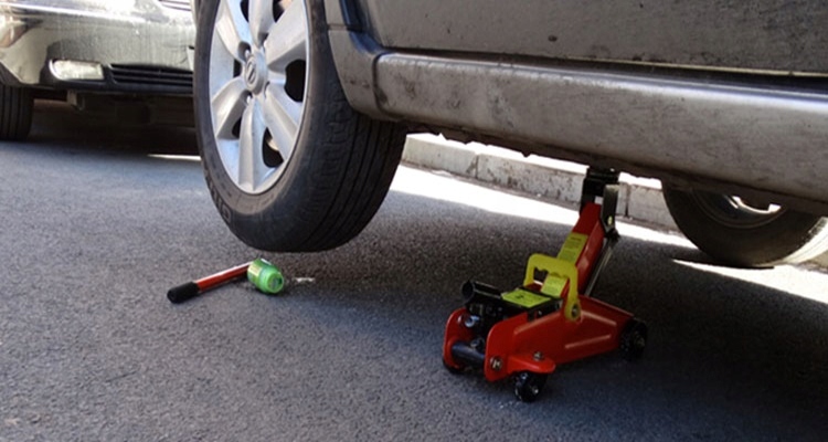 Podnosnik Samochodowy Lewarek Hydrauliczny Zaba 2T Lifting Capacity 2000 kg