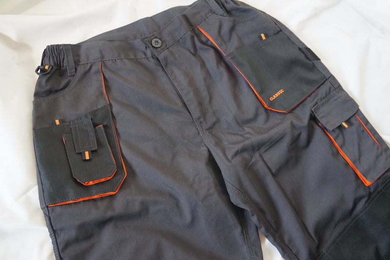 SPODNIE ROBOCZE CLASSIC 28 MOCNE POTRÓJNE SZWY Marka ART.MAS