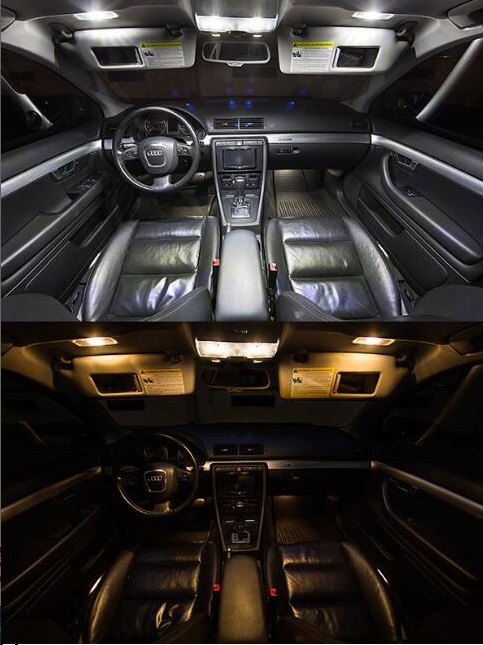 POSTOJÓWKI LED CAN BUS 8 SMD Diody W5W T10 M-TECH Podstawa W2.1x9.5d