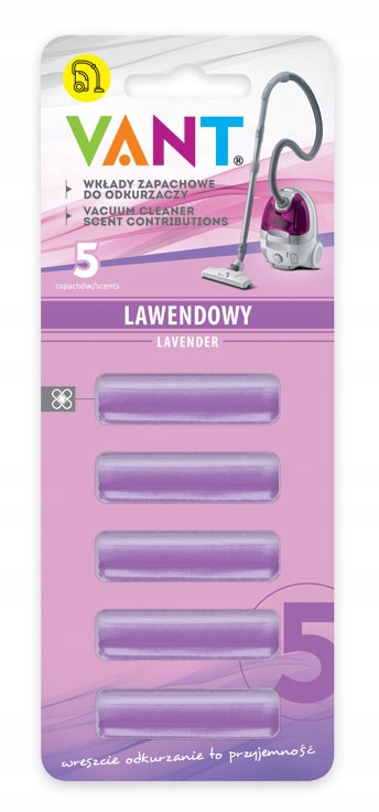 

Wkład Zapachowy Do Odkurzaczy - Lawendowy 10szt