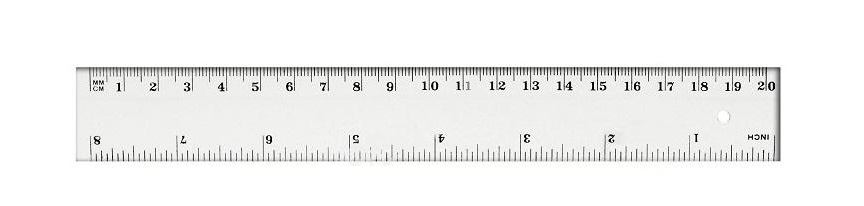 LINIJKA 20 CM skala w centymetrach pomiar Kod producenta 007131