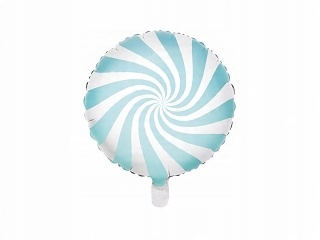 

Balon foliowy foliowe Lizak niebieski cukierek