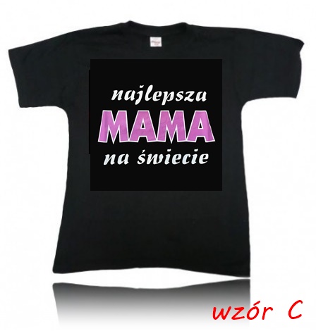 

Koszulka z napisem Mamy na Święta urodziny
