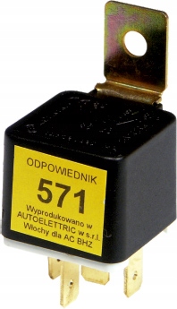 

Przekaźnik Małogabarytowy 571 24V/10/20A