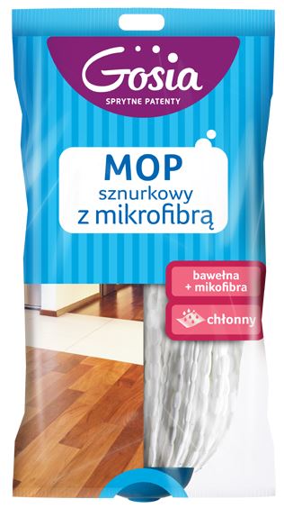 

Gosia Mop Sznurkowy Z Mikrofibrą - Zapas