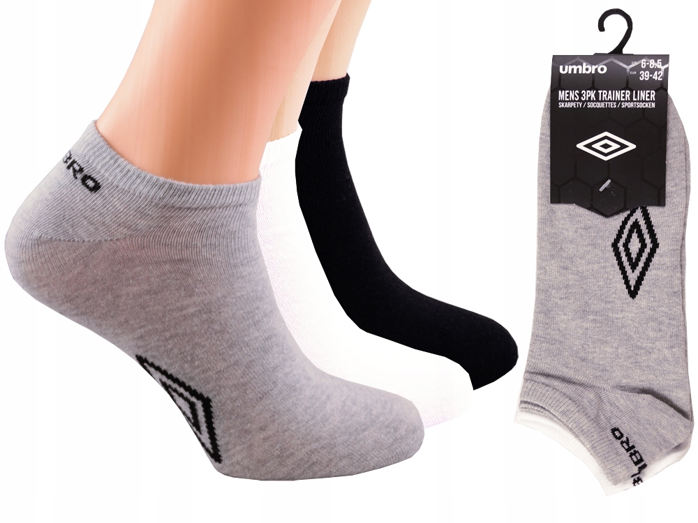 

Skarpety Umbro Stopki Bawełna 3-PAK - 43-46