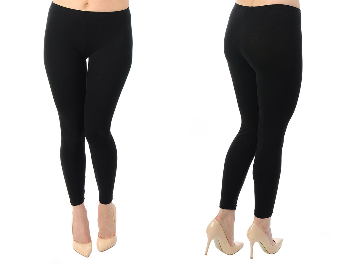 

Laemi getry Legginsy Czarne 462 Długie XXXXL 48