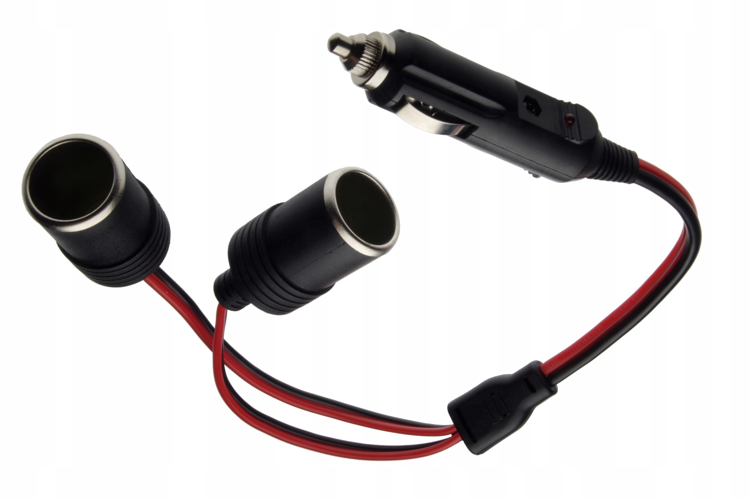 

Rozgałęziacz gniazda zapalniczki x2 12/24V 10A Led