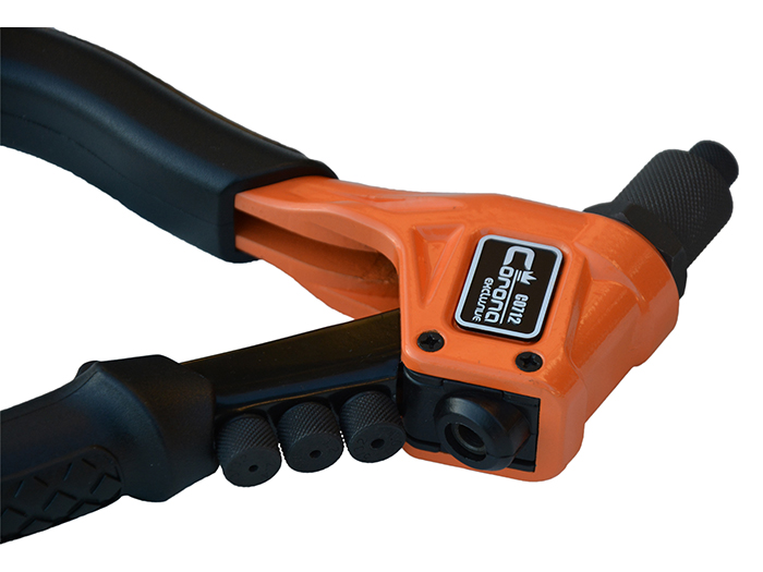 NITOWNICA RĘCZNA DO NITÓW + GŁÓWKI 2,4 3,2 4,0 4,8 Kod producenta C0712