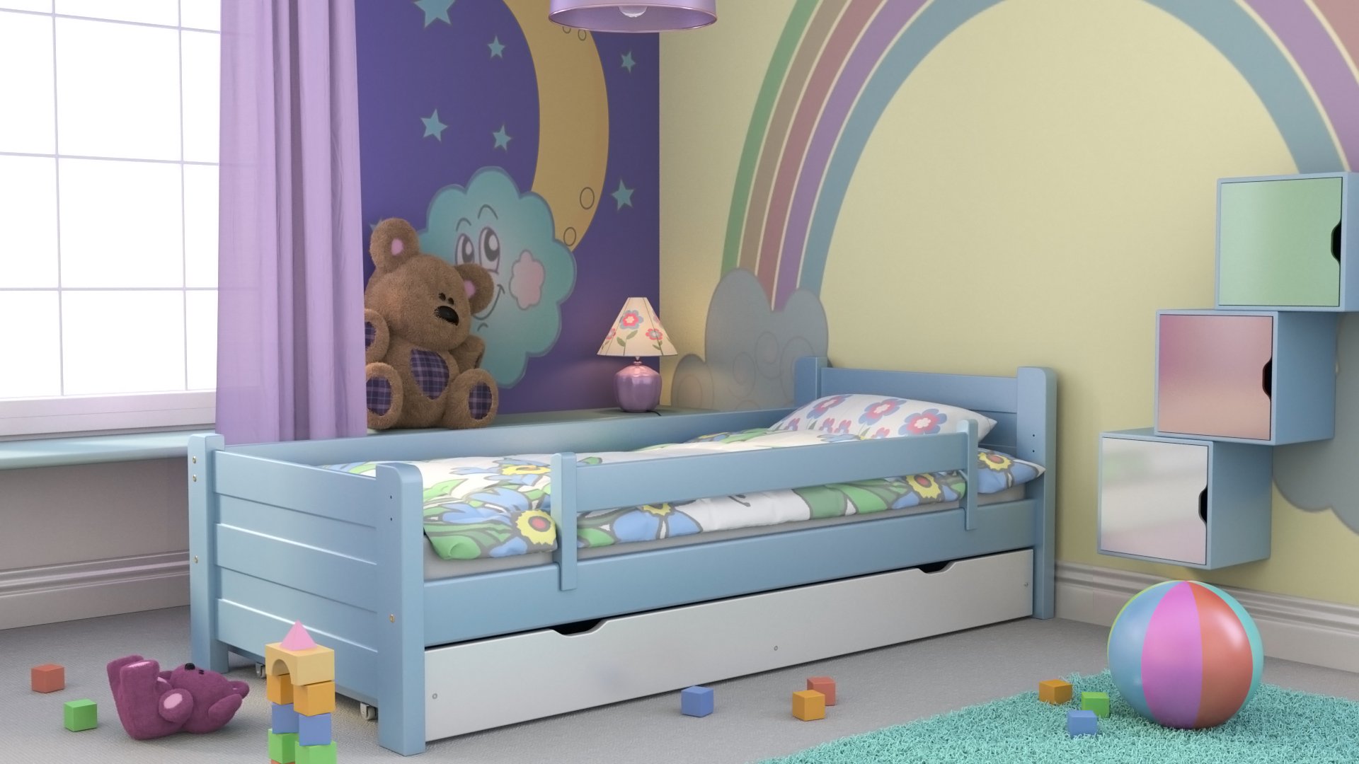 Кровати для детей 160x80 с барьерчиком