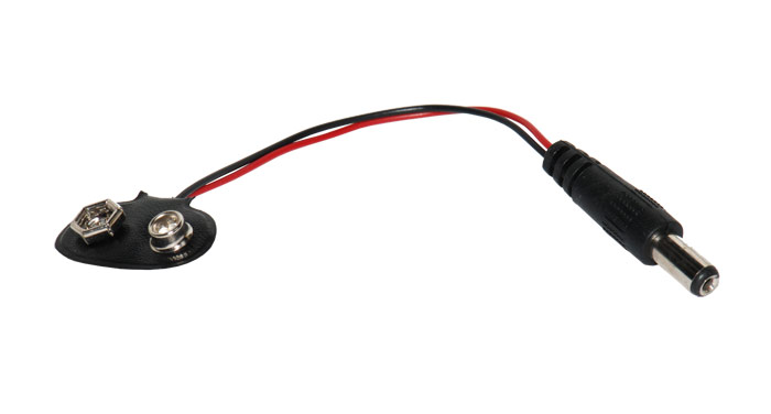 

Wtyk 5,5 mm ze złączem gniazdem baterii 9V 6F22