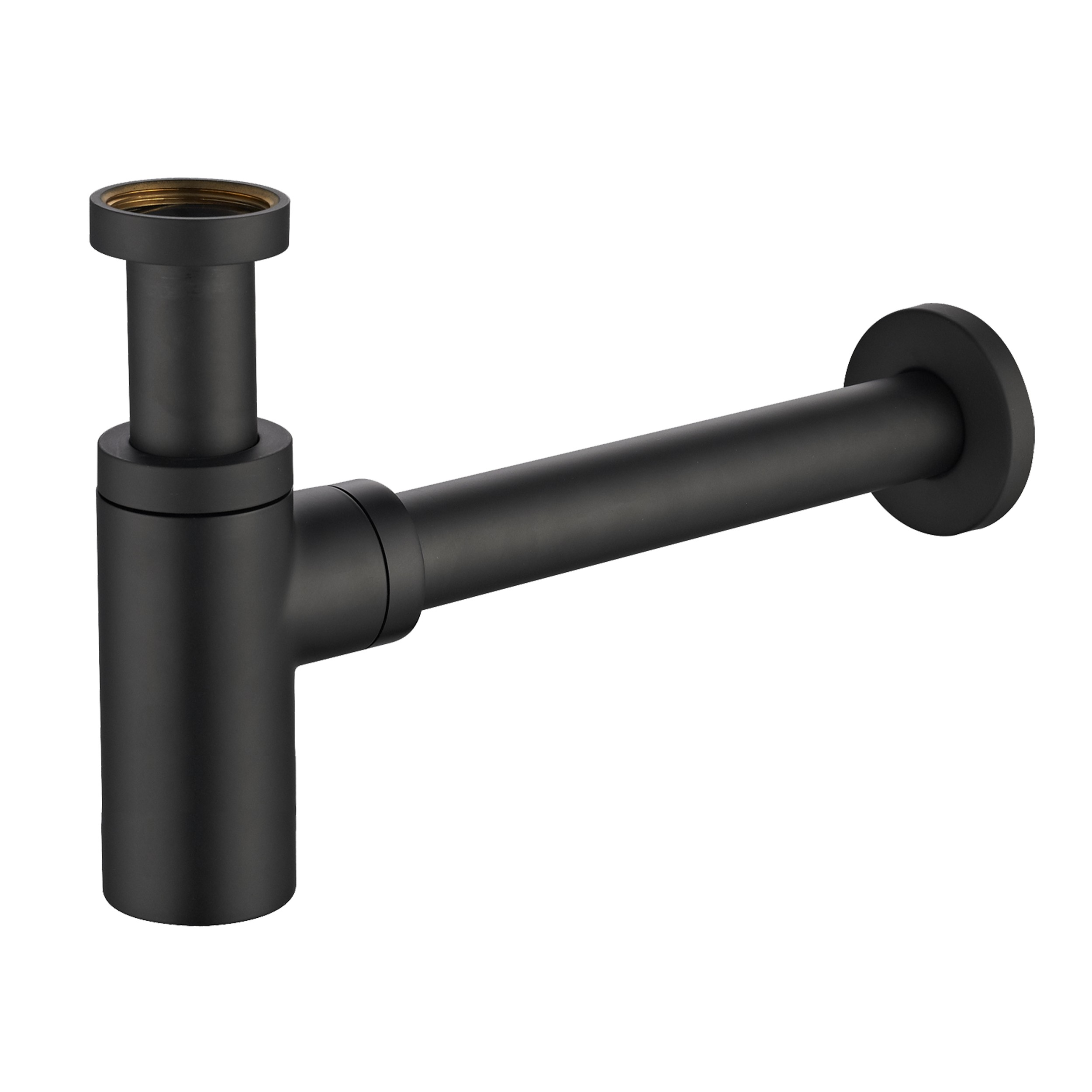 Omnires Umývadlový Sifón 32MM A186BL Čierny Mat