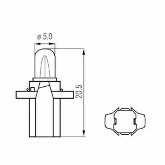 Żarówka M-TECH B8.3D 1,2W BLACK 12V EAN (GTIN) 5901508510365