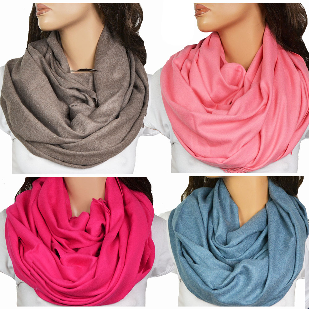 ELEGANCKI Duży SZAL Szalik Frędzle Pashmina JAKOŚĆ Model inny