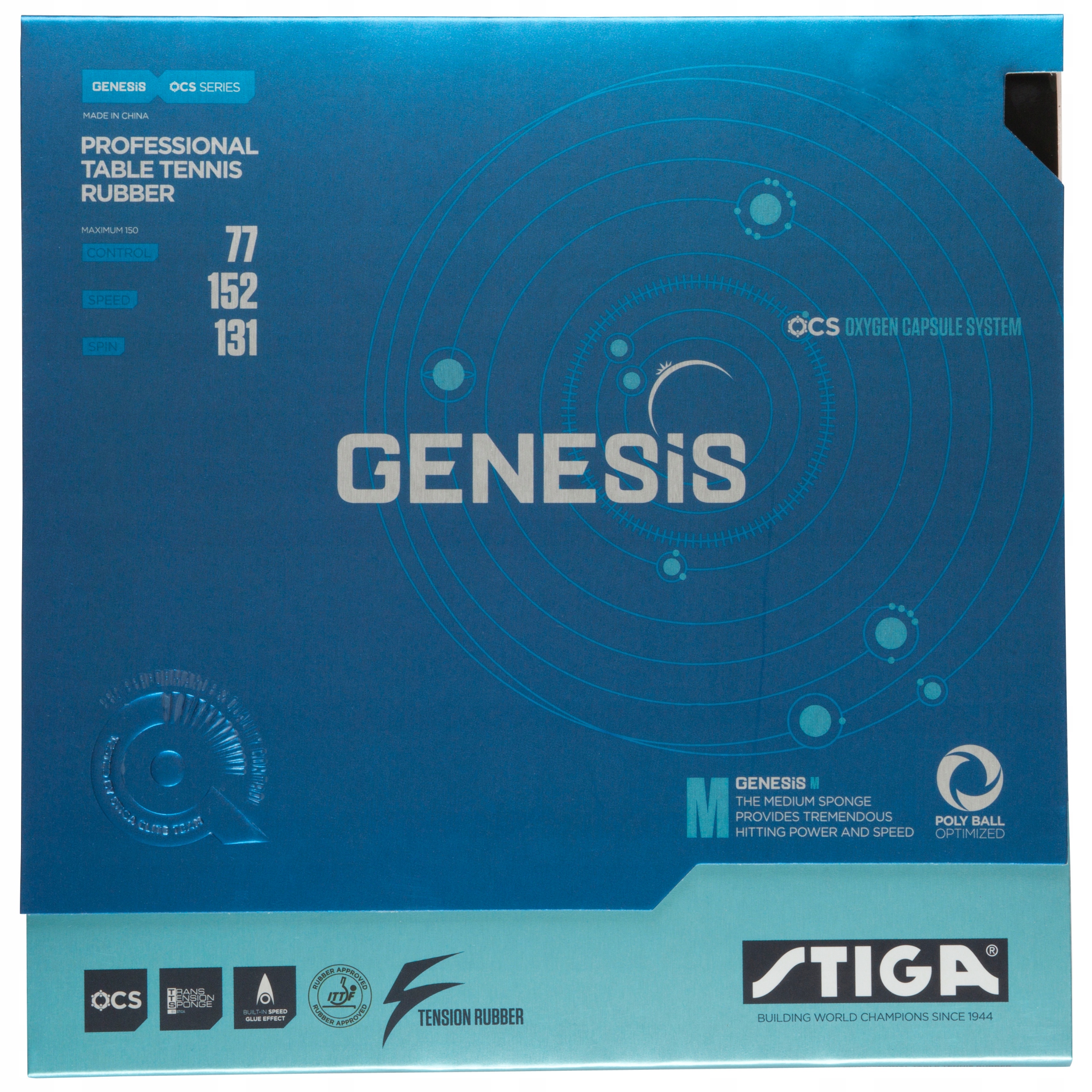 Obklad Stiga Genesis M 2,0 mm černý