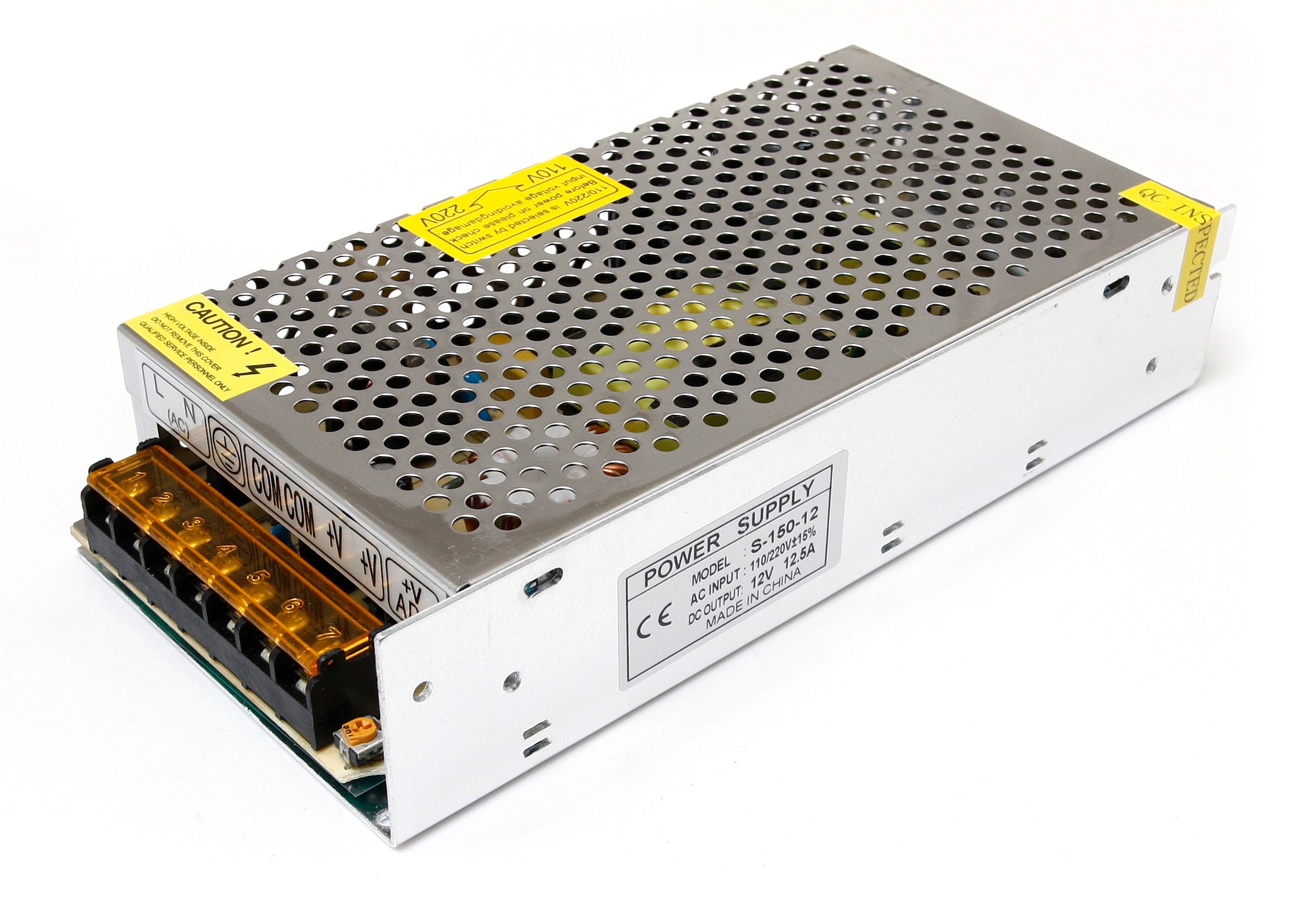 

Zasilacz 12V 150W 12.5A IP20 Do Taśm Led, Cctv