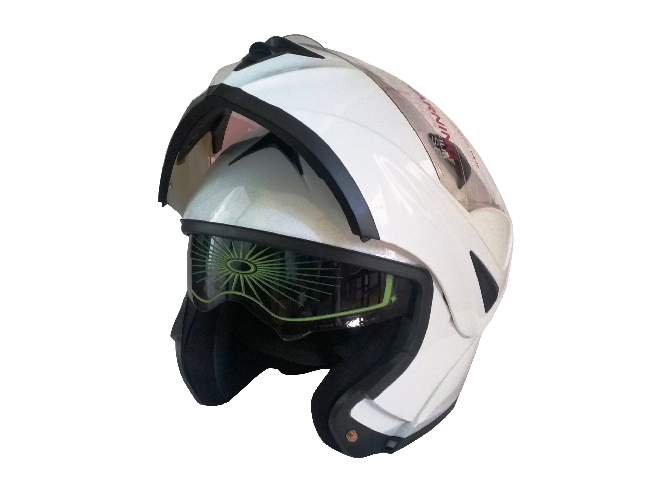 KASK SZCZĘKOWY Z BLENDĄ Flip-Up BIAŁY POŁYSK rozm. XS EAN (GTIN) 5902249473001