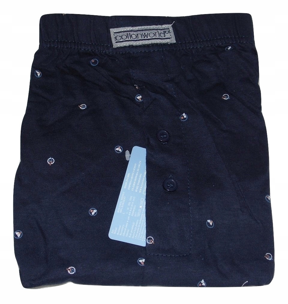 BOKSERKI LUŹNE 100% BAWEŁNA L COTTON WORLD Materiał dominujący bawełna