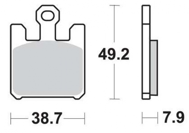 KLOCKI HAMULCOWE TRW PRZÓD KAWASAKI ZX-10 R 04- Producent TRW