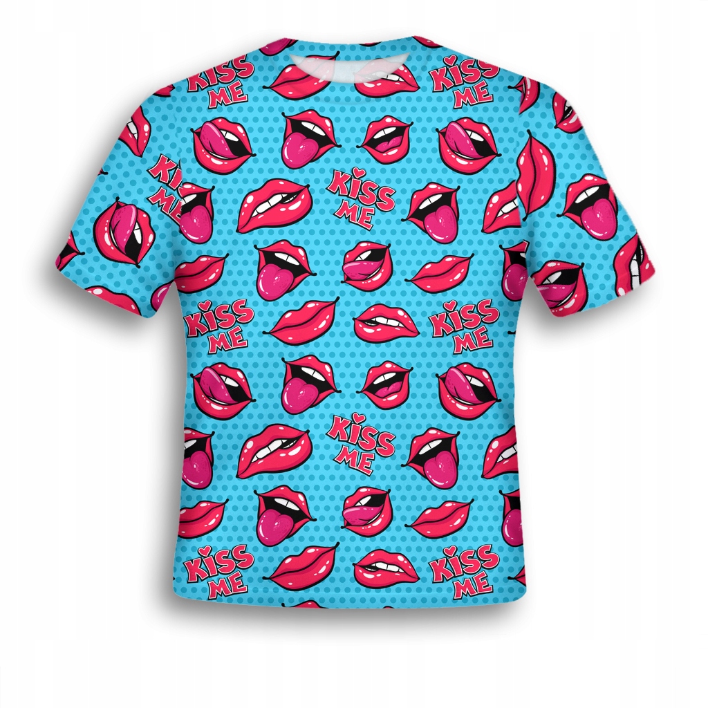 

Koszulka 3D T-shirt Całuski XL Gadzeciarska Polska