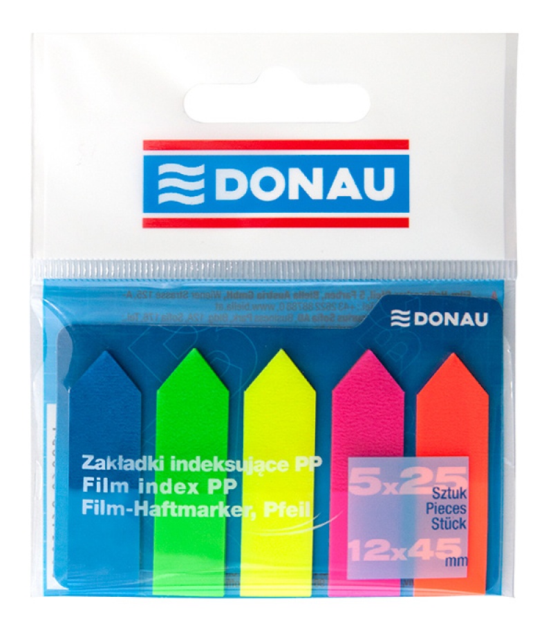 

Zakładki Indeksujące, Pp, 12X45MM, Strzałka ,5x25