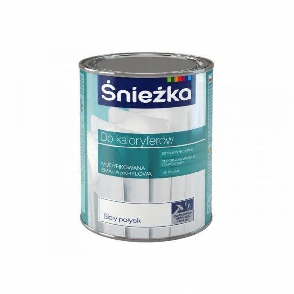 

Emalia Akrylowa Biała Do Kaloryferów Śnieżka 0,4L