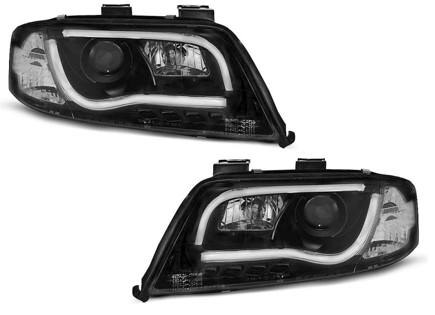 Lampy Przod Audi A6 C5 Black Led Diodowe 97 Pajeczno Allegro Pl