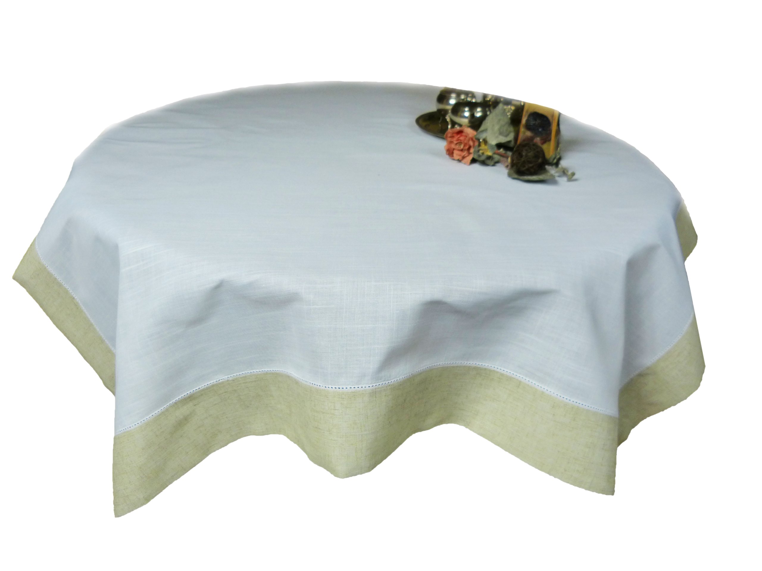 Ubrus s merežkou na rozložený stůl 140x300 bílý