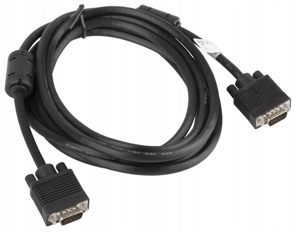 

Kabel Vga 3M Czarny do monitora D-sub Lanberg