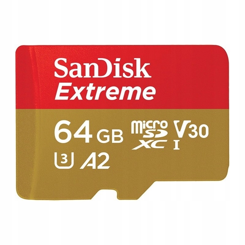 

SanDisk Extreme micro Sdxc 64GB V30 U3 160/60 MB/s