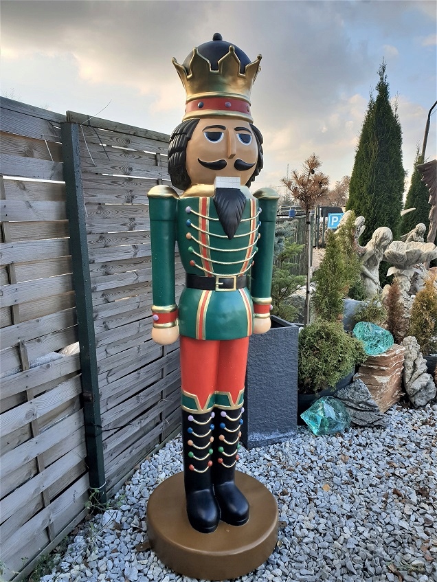 FIGURKA OGRODOWA - DZIADEK DO ORZECHÓW - KRÓL XXL Kod producenta Z56