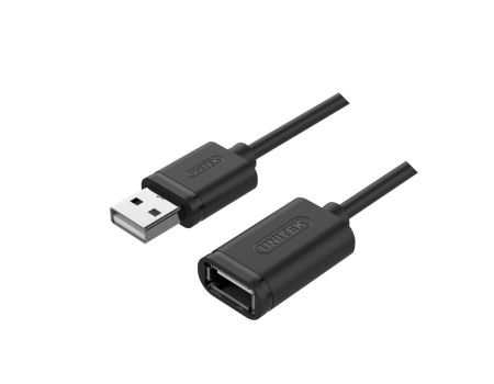 Kabel Usb 2.0 A-a przedłużacz 5,0m Unitek Y-C418GBK