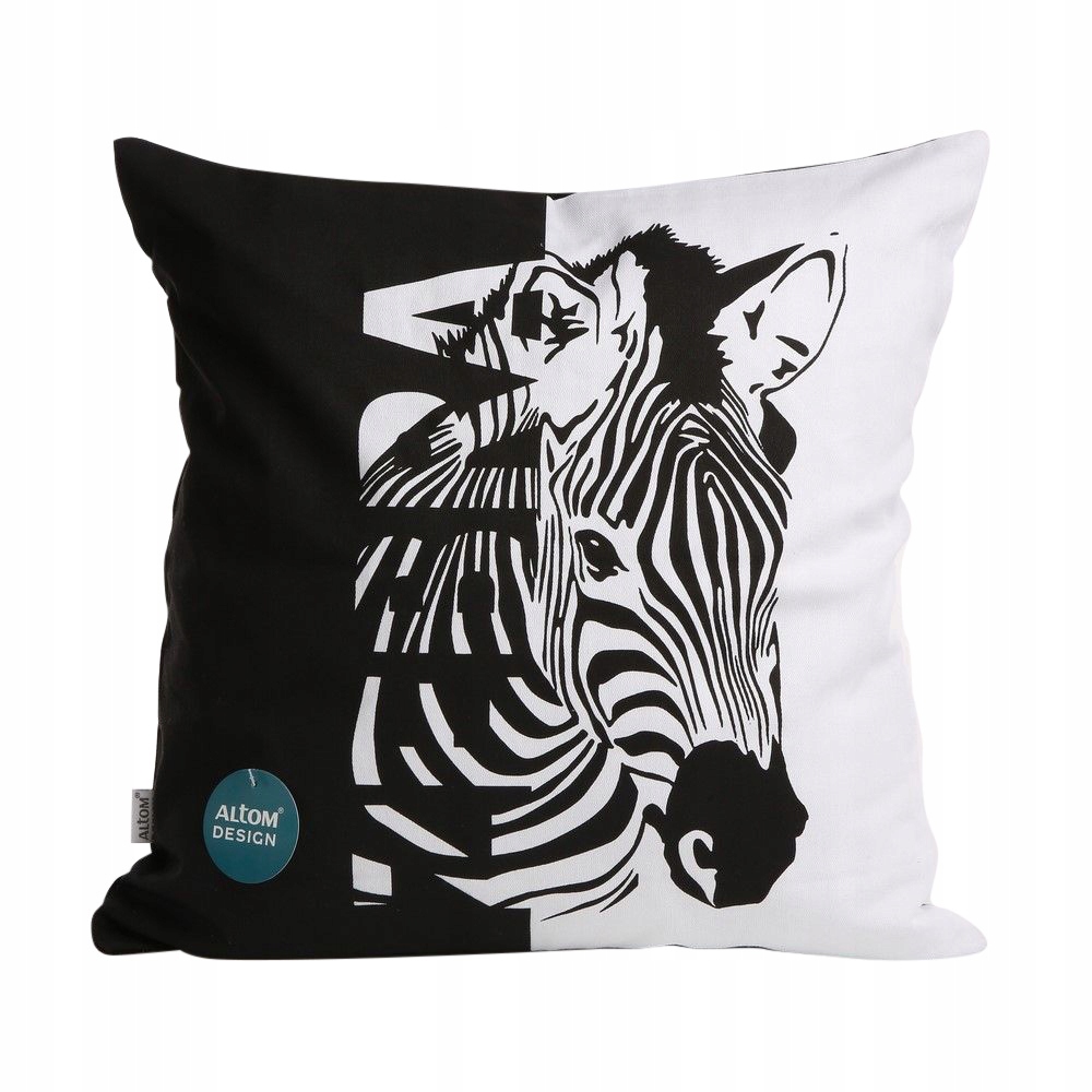 

Poszewka Dekoracyjna Na Poduszkę 40 x 40 cm Zebra