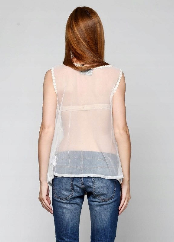 CARLINGS TOP KORONKOWA BLUZKA Z HAFTEM M Materiał dominujący nylon