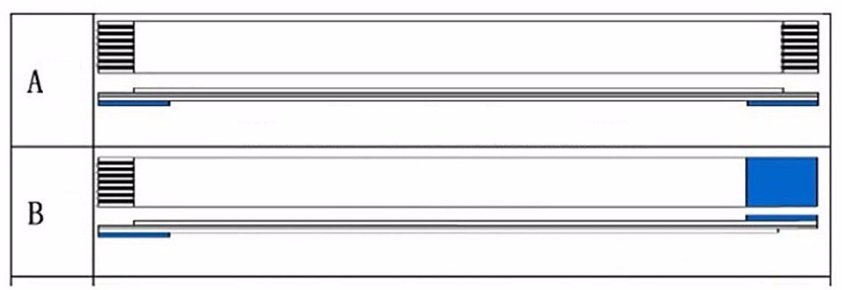 taśma FPC FFC 7pin 6cm 1.0mm typ B Rodzaj taśmy inna