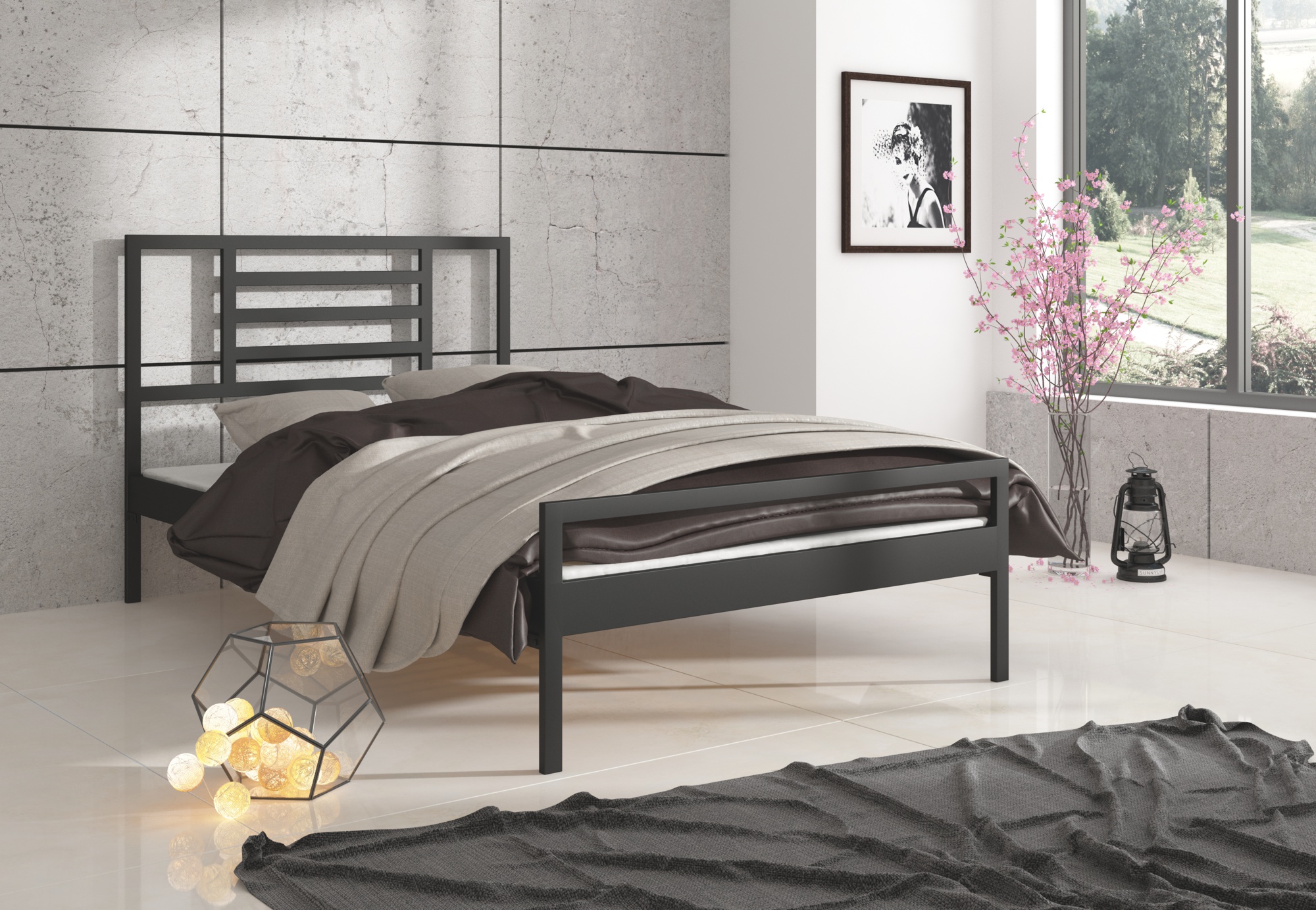 Кровать металлическая Evita 120x200