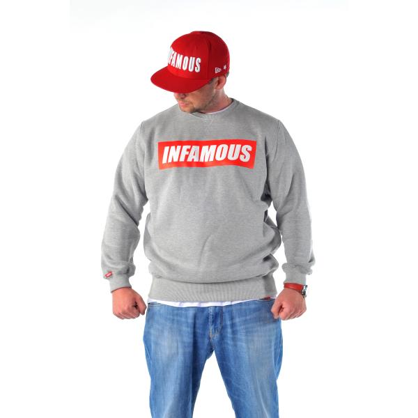 

Bluza M Infamous Crewneck Infamous Team + Wlepy