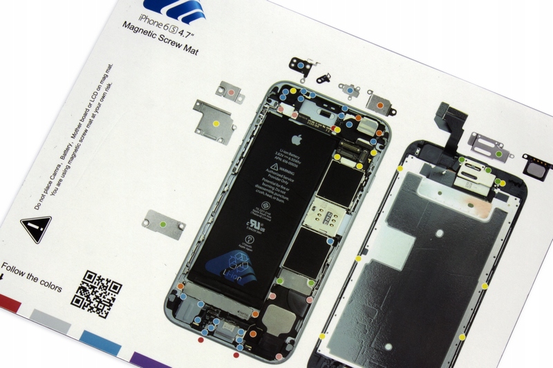 MATA MAGNETYCZNA SERWISOWA NA ŚRUBKI iPHONE 6s EAN (GTIN) 5060211099366