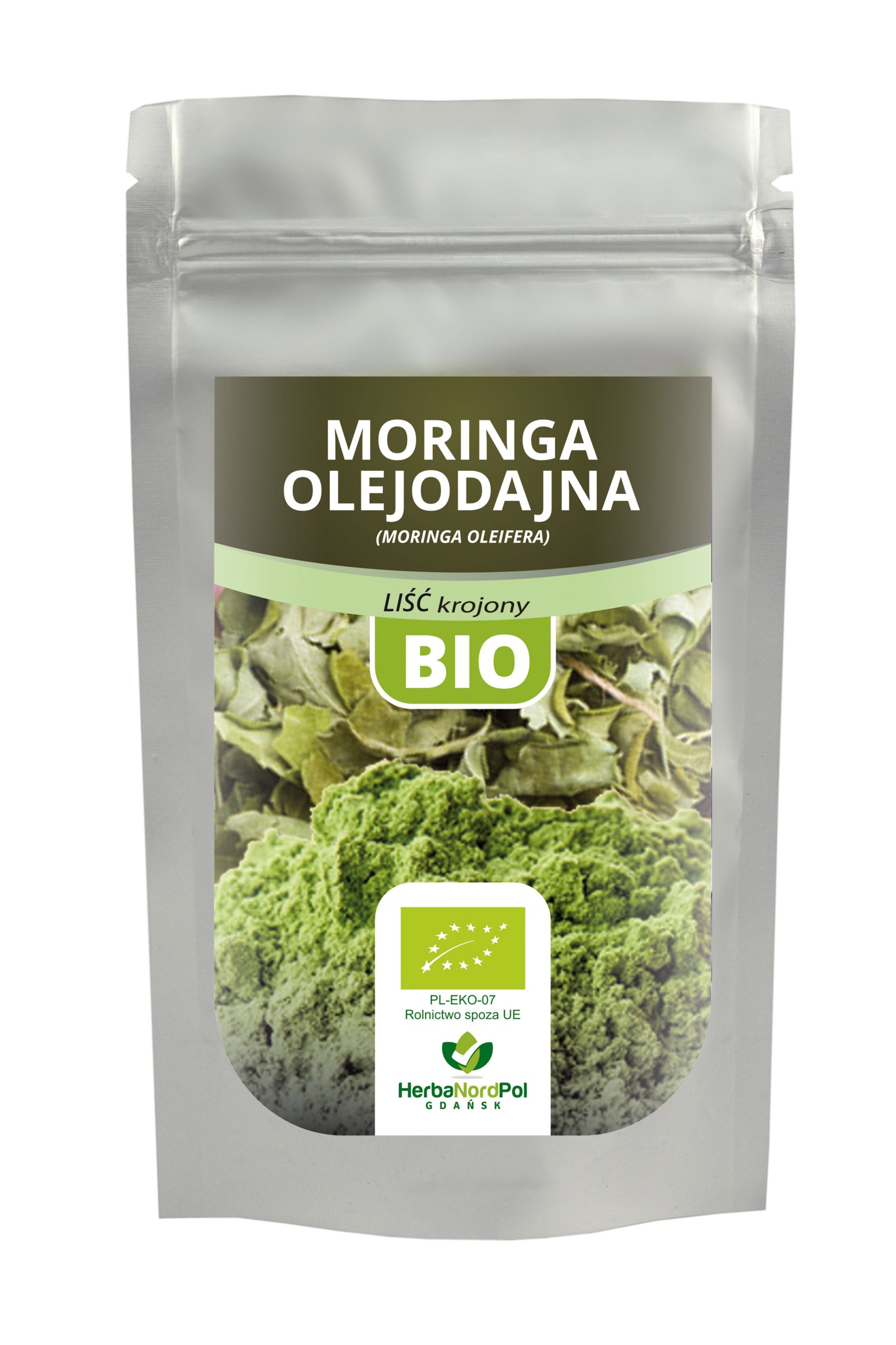 

Bio Moringa Liście Olejodajna herbata 500G Cert