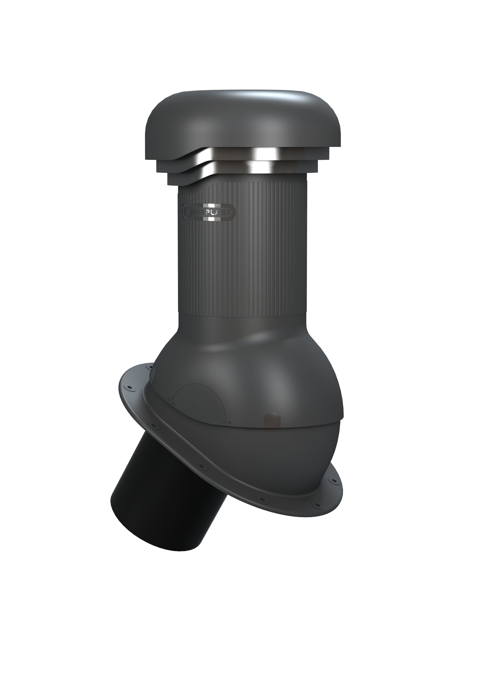 Větrací Komínek fi 150 mm na asfaltový šindel papu plech