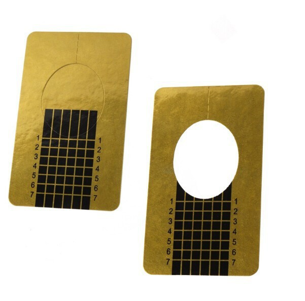 FORMY SZABLONY WĄSKIE PAZNOKCI ŻEL AKRYL 500 szt Marka inna marka