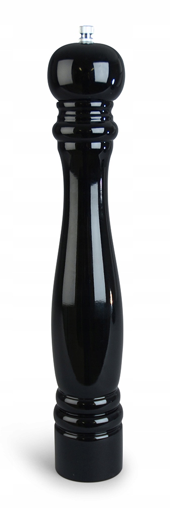 

Młynek do pieprzu soli Drewniany czarny wys. 40cm