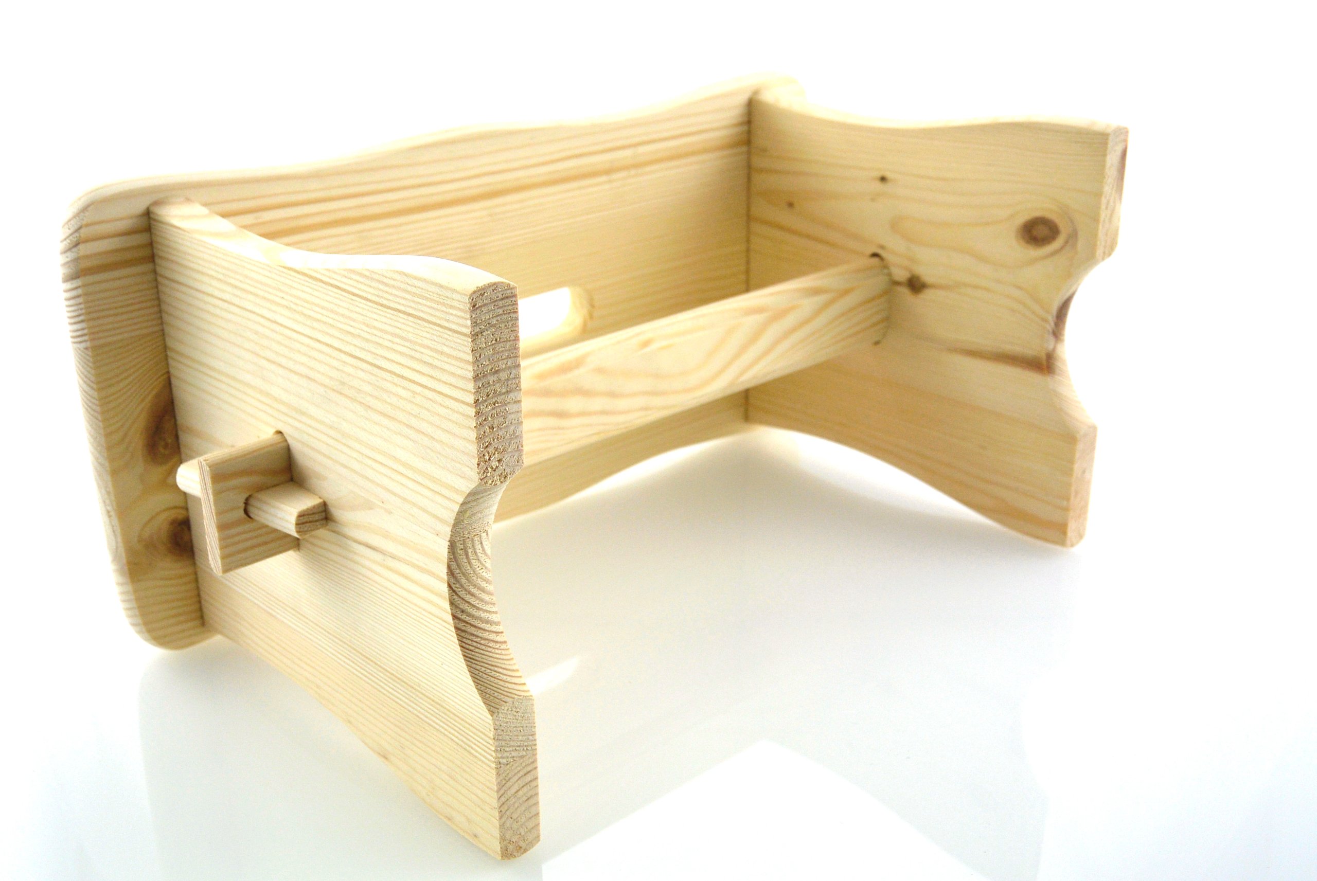 Stołek taboret drewniany RYCZKA krzesełko,zydel Waga (z opakowaniem) 1.5 kg