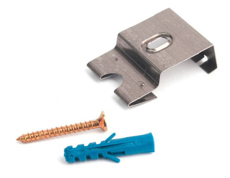 KLIPS MONTAŻOWY LISTWA PRZYPODŁOGOWA BIAŁA KLAMRA Marka Golddoor